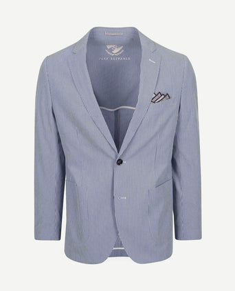 Colbert lind strepen blauw