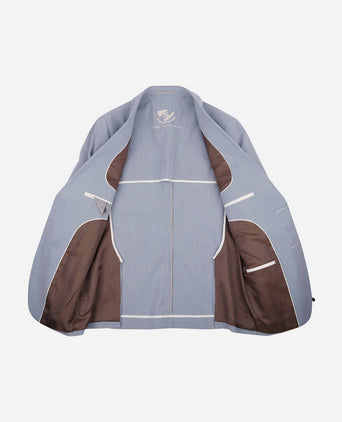 Colbert lind strepen blauw