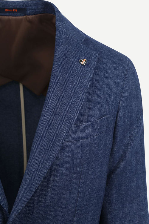 Suitable colbert lugano donkerblauw
