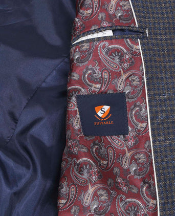 Colbert royal bruin blauw