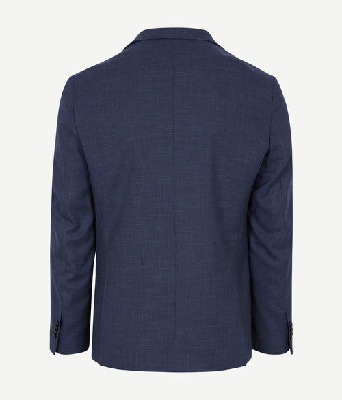 Colbert structure lined donkerblauw