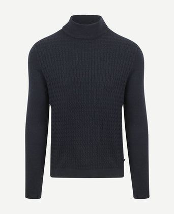 Suitable coltrui cable donkerblauw | Slim-fit