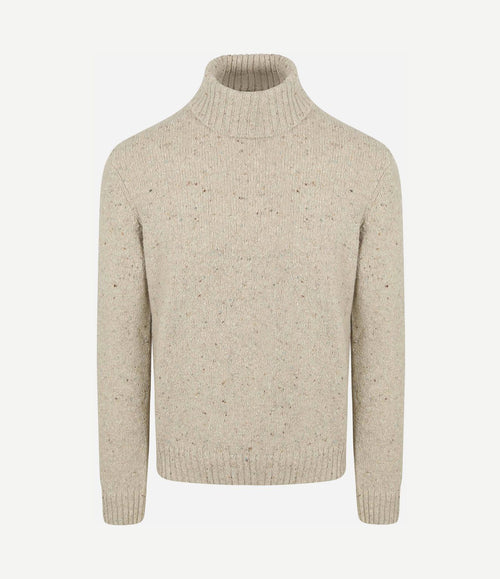 Coltrui donnegal tweed eco wool beige