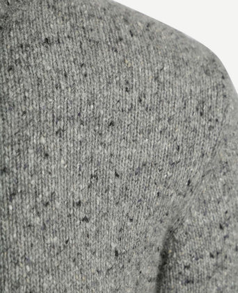 Coltrui donnegal tweed eco wool grijs
