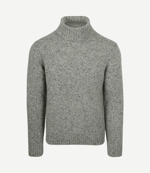 Coltrui donnegal tweed eco wool grijs