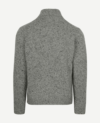 Coltrui donnegal tweed eco wool grijs
