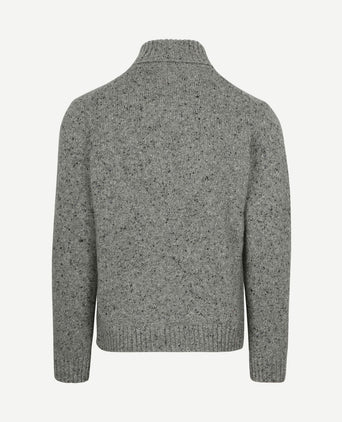 Coltrui donnegal tweed eco wool grijs