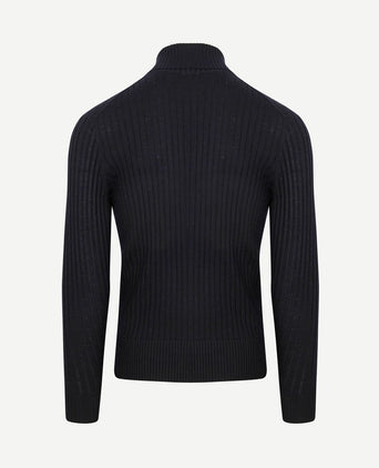Coltrui rib merino donkerblauw