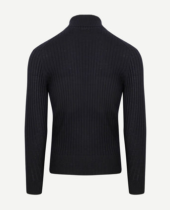 Coltrui rib merino donkerblauw