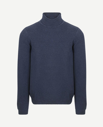 Coltrui structure melange donkerblauw