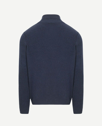 Coltrui structure melange donkerblauw