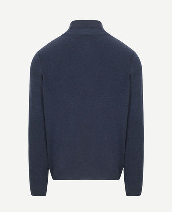 Suitable coltrui structure melange donkerblauw | Regular-fit