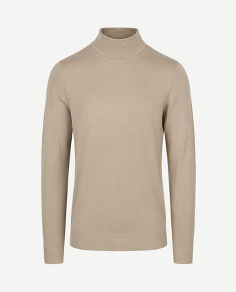 Compact cotton pullover turtle sand