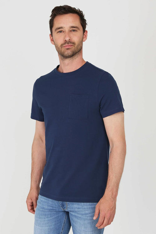 Suitable Cooper t-shirt donkerblauw