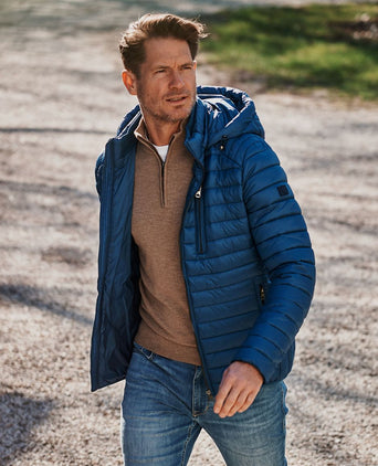 Suitable Copenhagen jas mid blauw | Regular-fit