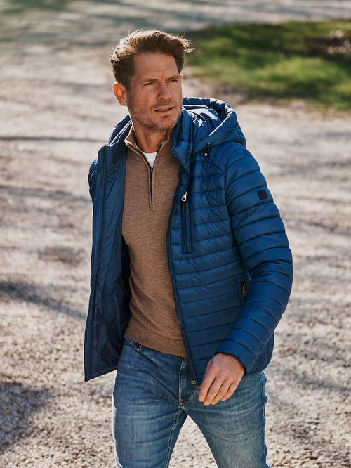 Suitable Copenhagen jas mid blauw | Regular-fit