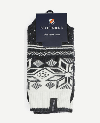 Suitable cosy home sokken antraciet