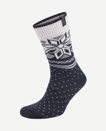 Cosy home sokken donkerblauw