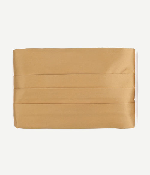 Suitable cumberband strik pochet set goud