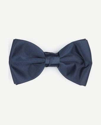 Cumberband strik pochet set donkerblauw