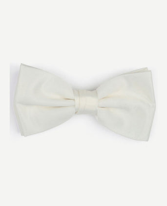 Suitable cumberband strik pochet set off white