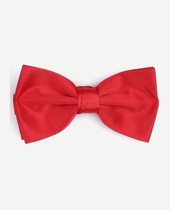 Cumberband strik pochet set rood