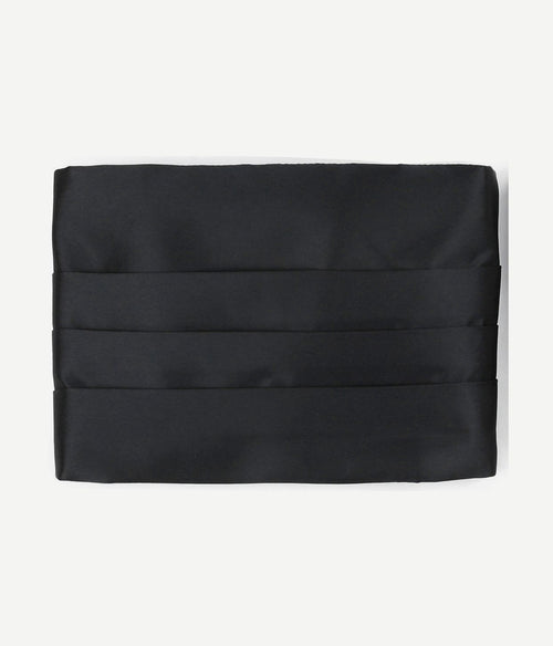 Suitable cumberband strik pochet set zwart