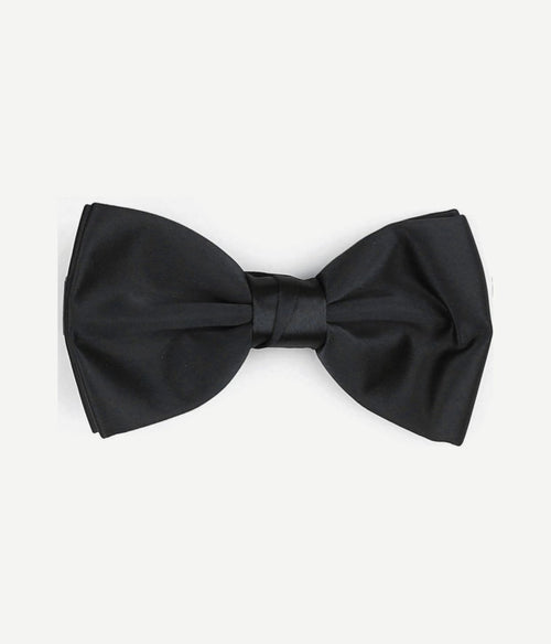 Suitable cumberband strik pochet set zwart