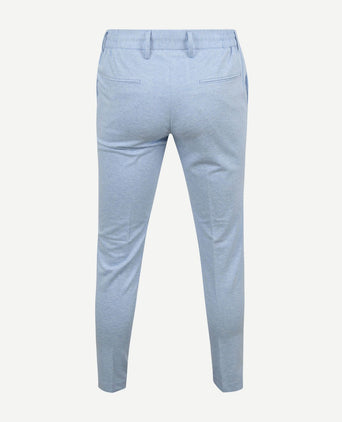 Suitable dace jersey pantalon lichtblauw | Slim-fit