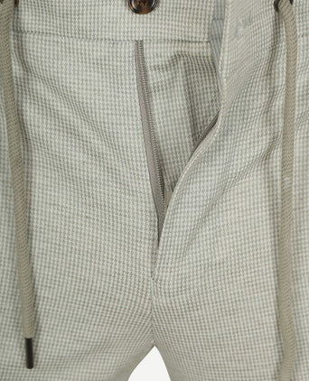 Suitable dace jersey pantalon lichtgroen | Slim-fit