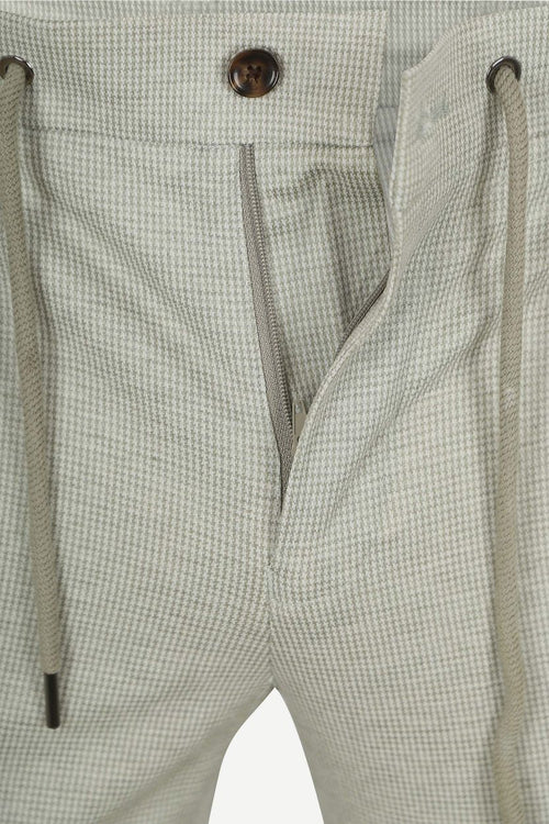 Suitable dace jersey pantalon lichtgroen | Slim-fit