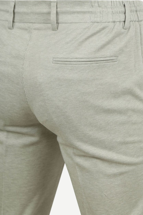 Suitable dace jersey pantalon lichtgroen | Slim-fit