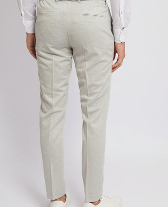 Suitable dace jersey pantalon lichtgroen | Slim-fit