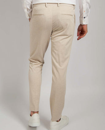 Suitable dace jersey pantalon sand | Slim-fit