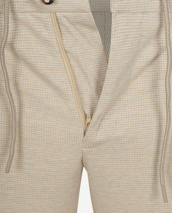 Suitable dace jersey pantalon sand | Slim-fit