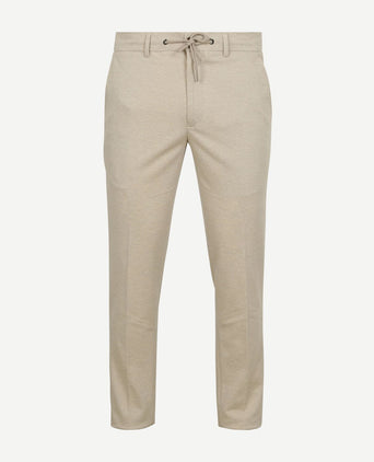 Suitable dace jersey pantalon sand | Slim-fit