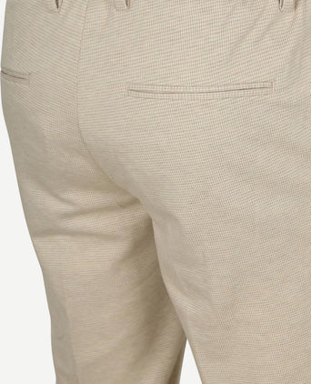 Suitable dace jersey pantalon sand | Slim-fit