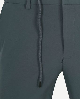 Suitable dace pantalon steel green | Slim-fit