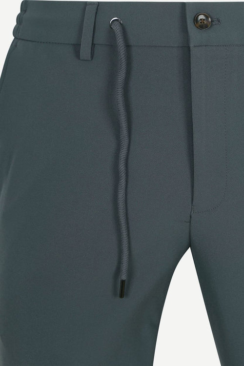 Suitable dace pantalon steel green | Slim-fit