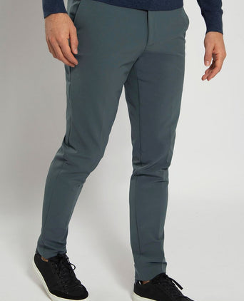 Suitable dace pantalon steel green | Slim-fit