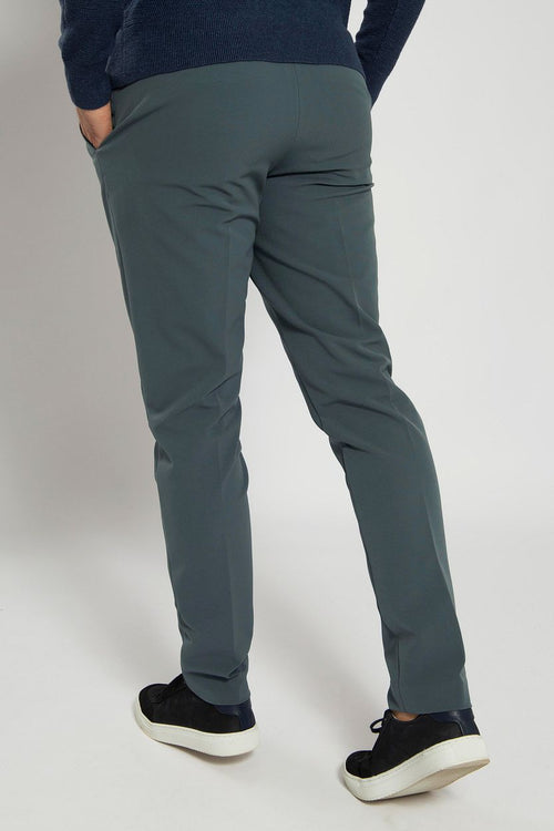 Suitable dace pantalon steel green | Slim-fit