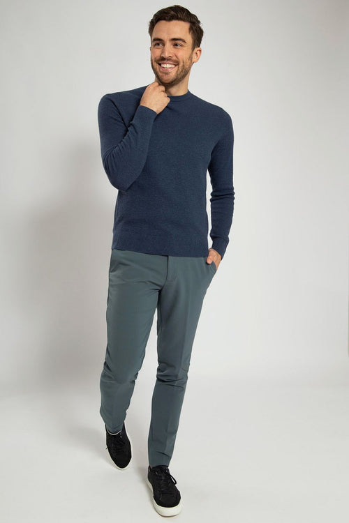 Suitable dace pantalon steel green | Slim-fit