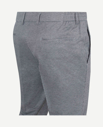 Das pantalon houndstooth donkerblauw