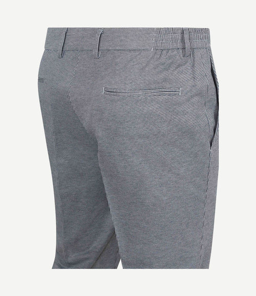 Das pantalon houndstooth donkerblauw