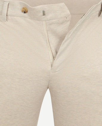 Das pantalon houndstooth sand