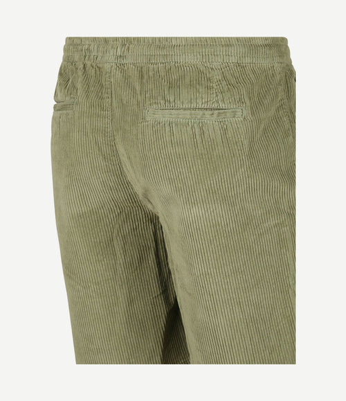 Detroit cord short groen