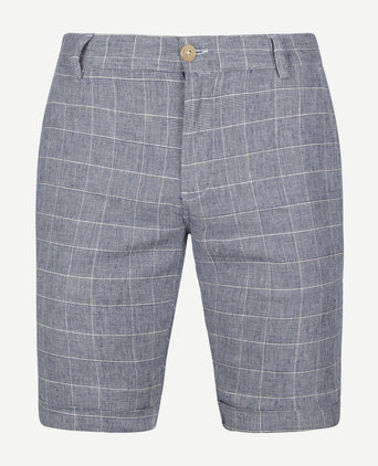 Suitable don short blauw geruit