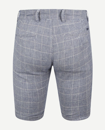 Suitable don short blauw geruit