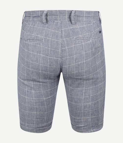 Suitable don short blauw geruit