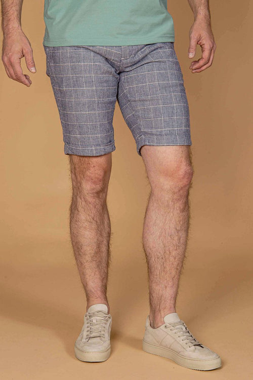 Suitable don short blauw geruit